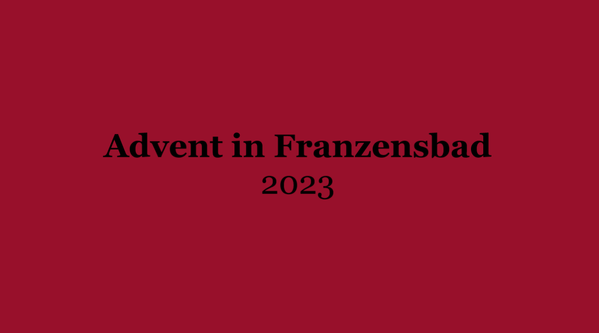 Advent in Franzensbad 2023