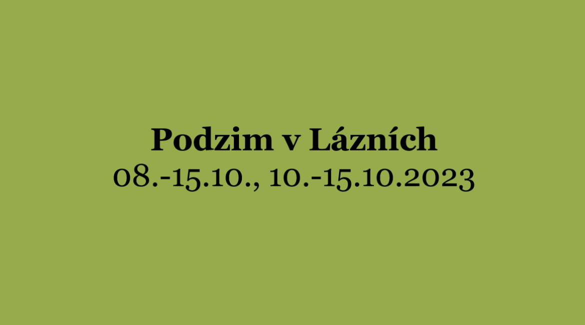 Podzim v Lázních