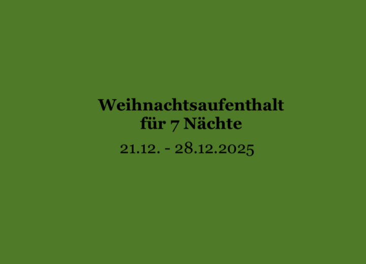 Weihnachtsaufenthalt
