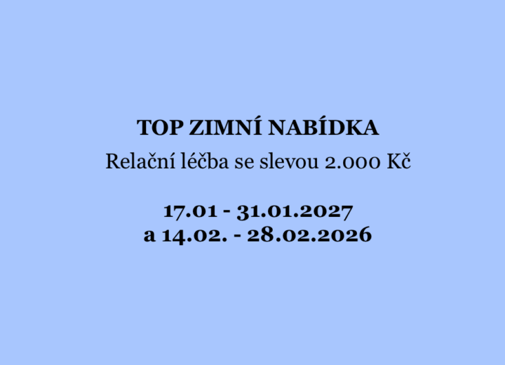 TOP ZIMNÍ NABÍDKA – Relaxační léčba se slevou 2.000 Kč